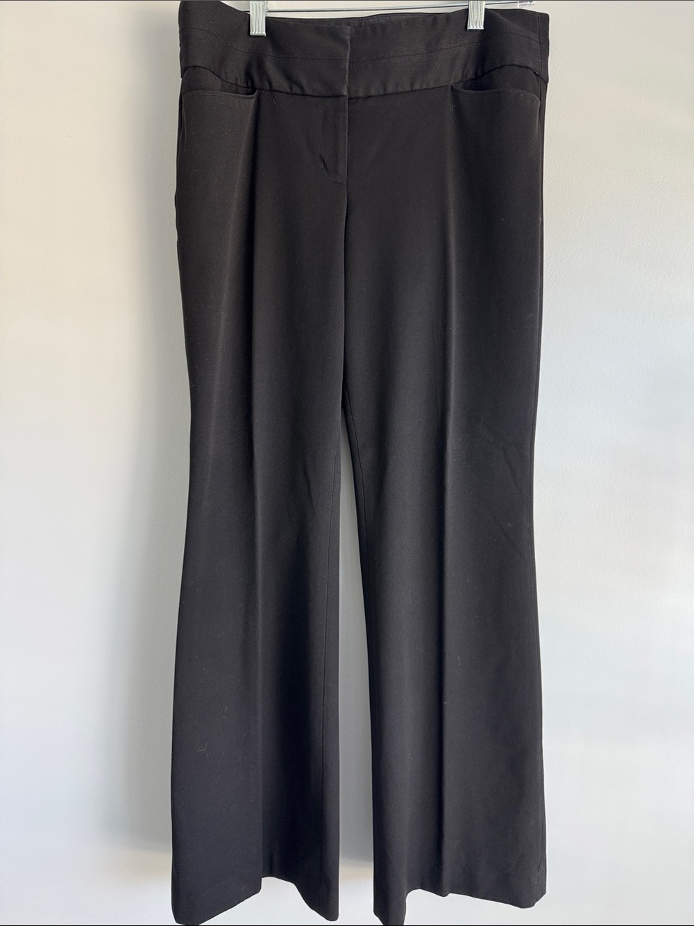 Express Black Straight-Leg Dress Pants